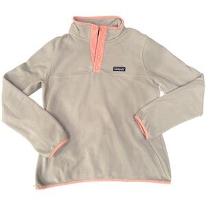 Patagonia Women’s Microfleece Snap Neck Pullover sz Medium